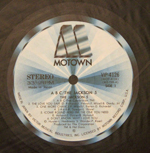 The Jackson 5 : ABC (LP, Album, RE)