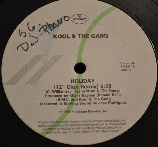Kool & The Gang : Holiday (12", Single)