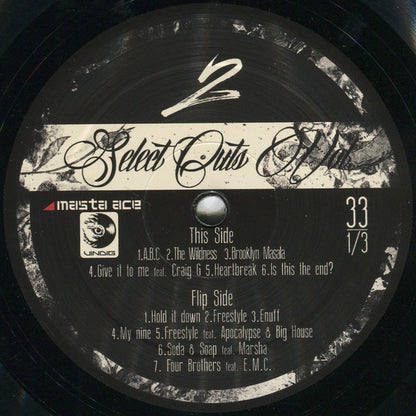 Masta Ace : Hits U Missed: Select Cuts Vol. 2 (LP, Comp, Ltd)