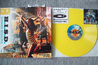 H.I.S.D. (Hueston Independent Spit District) : Summer Sessions (LP, Ltd, Num, Yel)