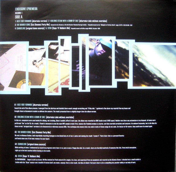 DJ Shadow : Excessive Ephemera (2xLP, Comp, Ltd)