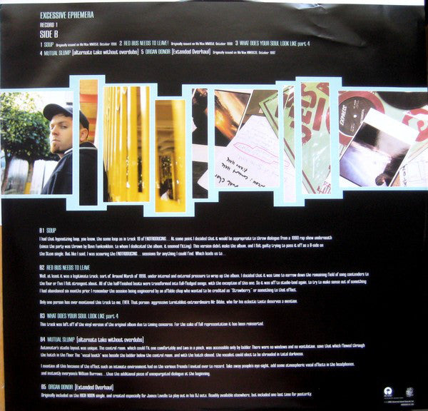DJ Shadow : Excessive Ephemera (2xLP, Comp, Ltd)