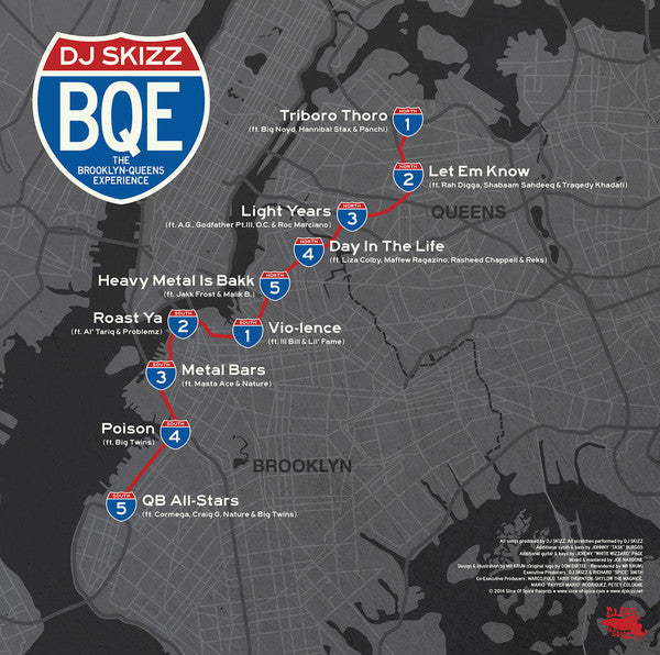 DJ Skizz : BQE The Brooklyn-Queens Experience  (LP, Ltd)