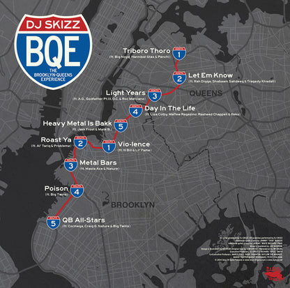 DJ Skizz : BQE The Brooklyn-Queens Experience  (LP, Ltd)