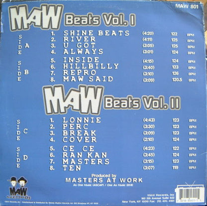 Masters At Work : Beats Vol. 1 & 2 (2x12")