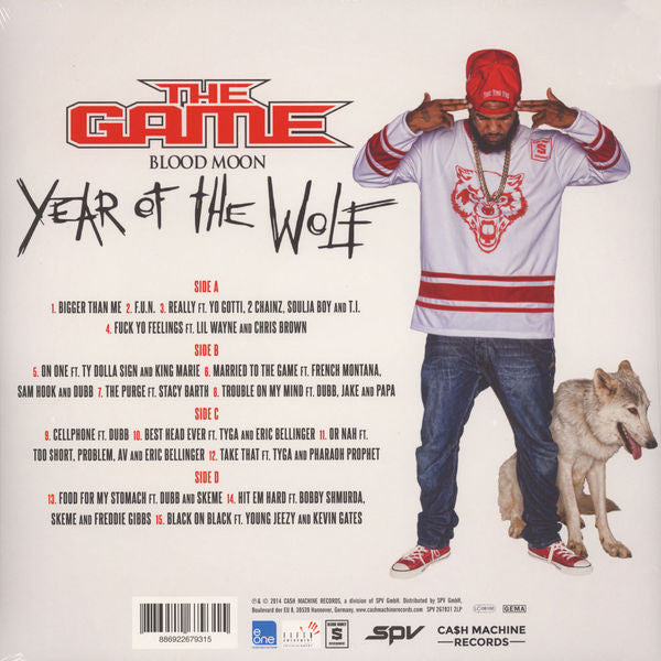 The Game (2) : Blood Moon (Year Of The Wolf) (2xLP, Album, Whi)