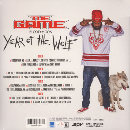 The Game (2) : Blood Moon (Year Of The Wolf) (2xLP, Album, Whi)