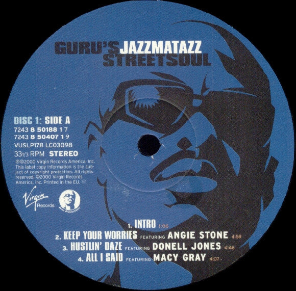 Guru : Jazzmatazz (Streetsoul) (2xLP, Album, Gat)