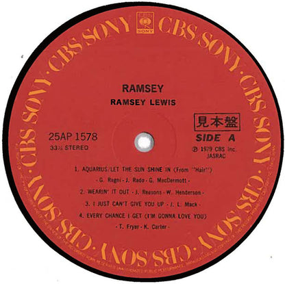 Ramsey Lewis : Ramsey (LP, Album)