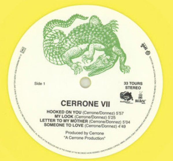 Cerrone : Cerrone VII - You Are The One (LP, Album, Yel + CD, Album + RM)