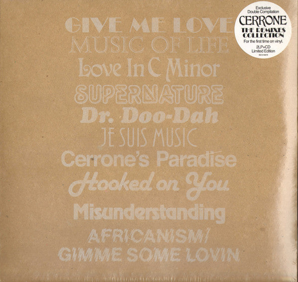 Cerrone : Give Me Remixes (2xLP, Comp + CD, Comp + Ltd)