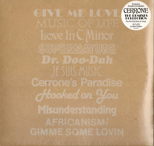 Cerrone : Give Me Remixes (2xLP, Comp + CD, Comp + Ltd)