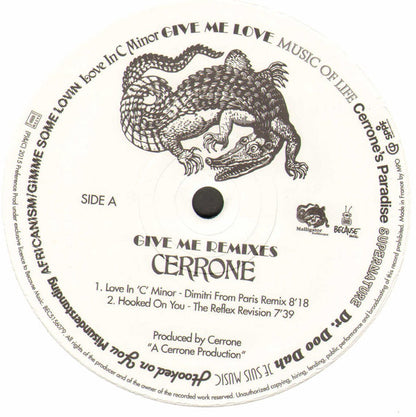 Cerrone : Give Me Remixes (2xLP, Comp + CD, Comp + Ltd)