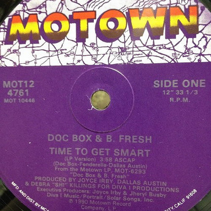 Doc Box & B. Fresh : Time To Get Smart (12")