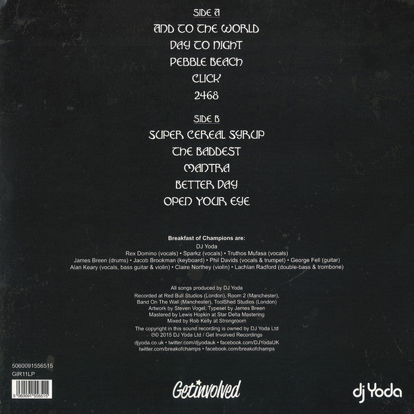 DJ Yoda : Breakfast Of Champions (LP, Album)