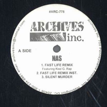 Nas : Fast Life (Remix) / Life's A Bitch (Remix) (12", Comp)