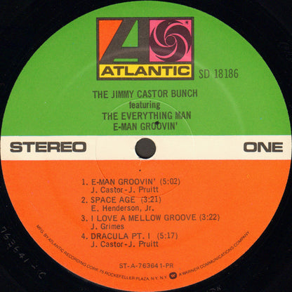 The Jimmy Castor Bunch Featuring The Everything Man : E-Man Groovin' (LP, Album, PR )