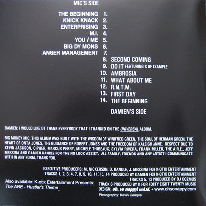 K-Otix : The Black Album (2xLP, Album)