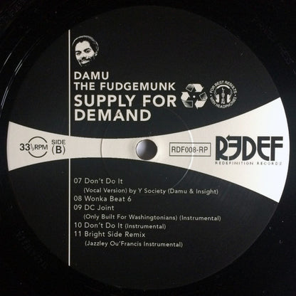 Damu The Fudgemunk : Supply For Demand (2016 Pressing) (LP, Album, RE, RM, RP)
