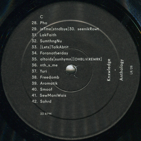 Knxwledge : Anthology (2xLP, Comp, Ltd, RE)
