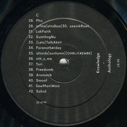 Knxwledge : Anthology (2xLP, Comp, Ltd, RE)