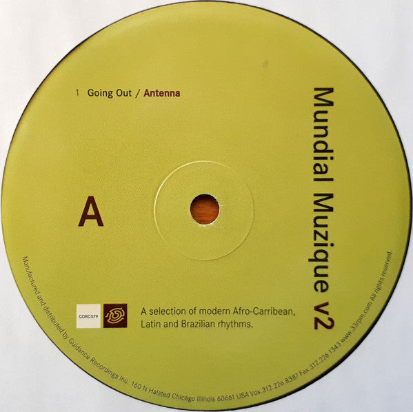 Various : Mundial Muzique v2 (A Selection Of Modern Afro-Caribbean, Latin And Brazilian Rhythms) (3x12", Comp)