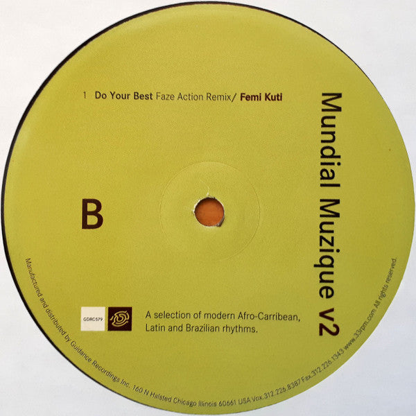 Various : Mundial Muzique v2 (A Selection Of Modern Afro-Caribbean, Latin And Brazilian Rhythms) (3x12", Comp)