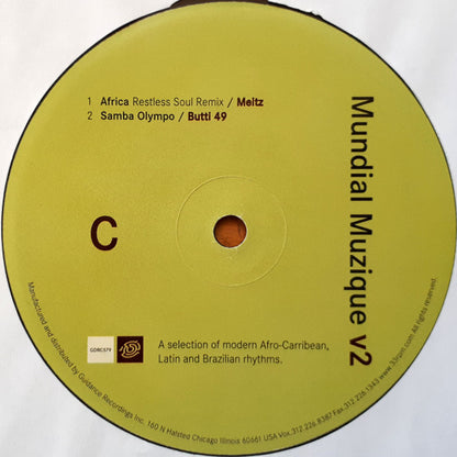 Various : Mundial Muzique v2 (A Selection Of Modern Afro-Caribbean, Latin And Brazilian Rhythms) (3x12", Comp)
