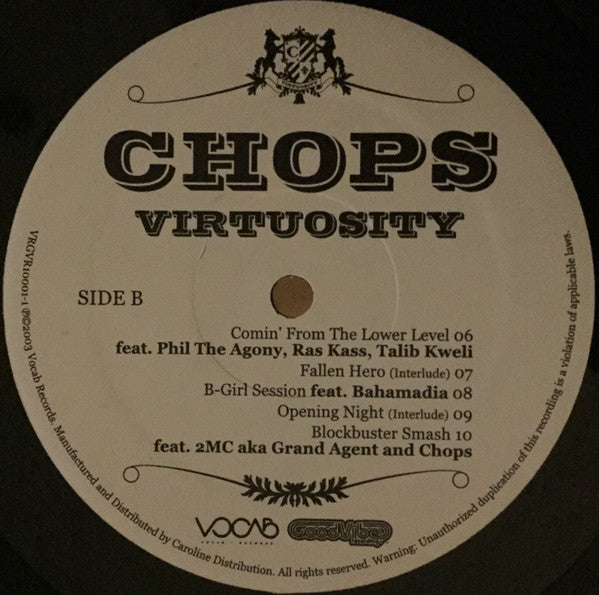 Chops : Virtuosity (3xLP, Album)