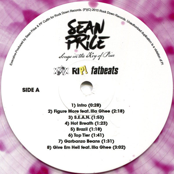 Sean Price : Songs In The Key Of Price  (2xLP, Comp, Ltd, Mixed, Pur)