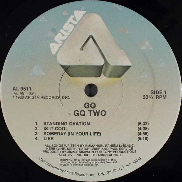GQ : GQ Two (LP, Album, Kee)