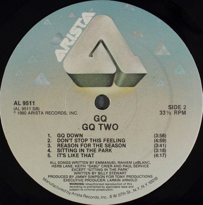 GQ : GQ Two (LP, Album, Kee)