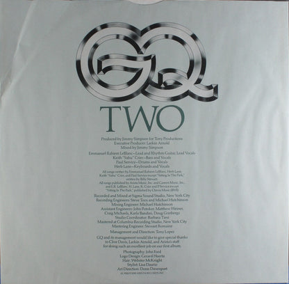 GQ : GQ Two (LP, Album, Kee)