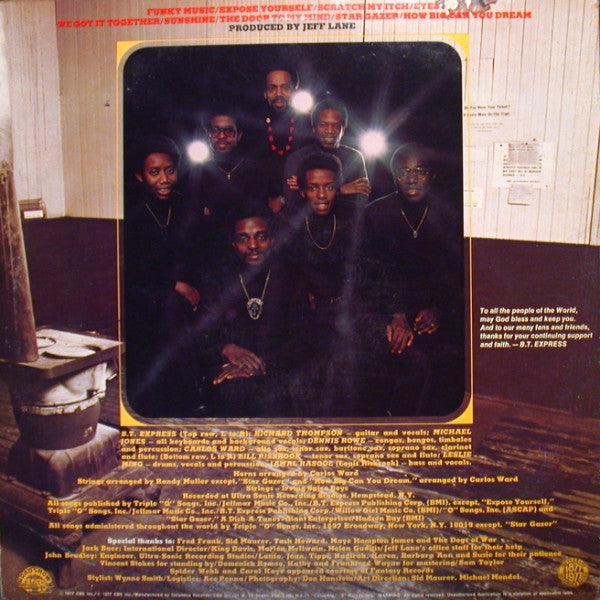 B.T. Express : Function At The Junction (LP, Album, Pit)