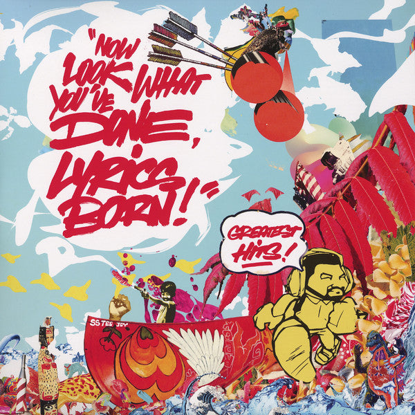 Lyrics Born : Now Look What You've Done, Lyrics Born! Greatest Hits! (2xLP, Comp, Red)