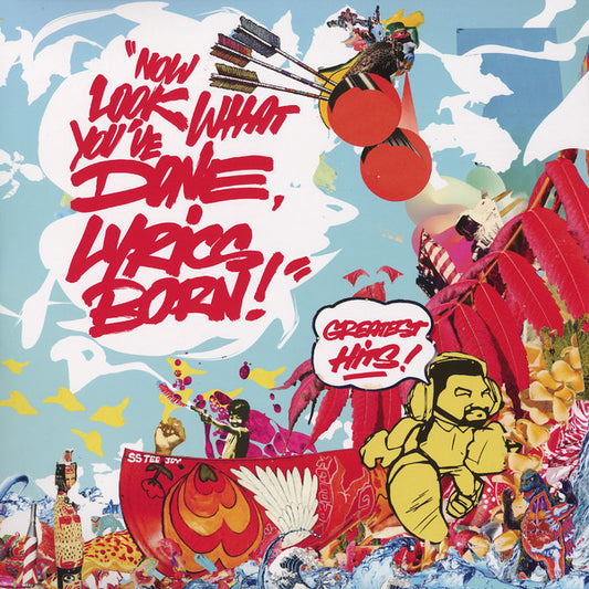 Lyrics Born : Now Look What You've Done, Lyrics Born! Greatest Hits! (2xLP, Comp, Red)
