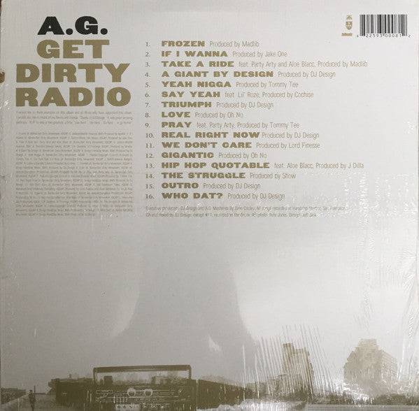 AG : Get Dirty Radio (2xLP, Album)