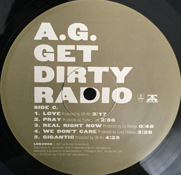 AG : Get Dirty Radio (2xLP, Album)