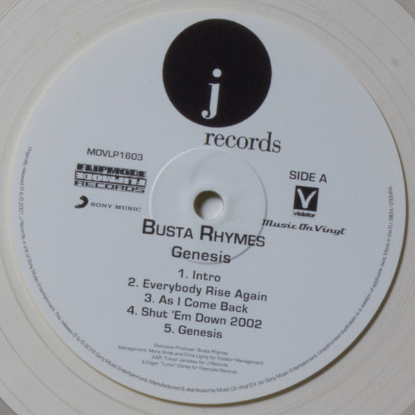 Busta Rhymes : Genesis (2xLP, Album, Ltd, Num, RE, Cle)