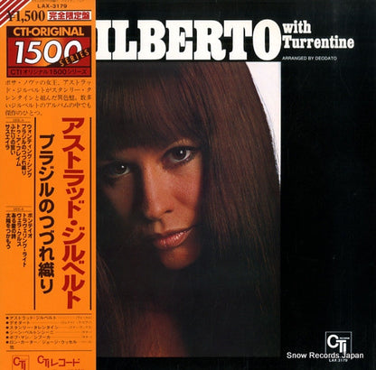 Astrud Gilberto With Stanley Turrentine : Gilberto With Turrentine (LP, Album, Ltd, RE)