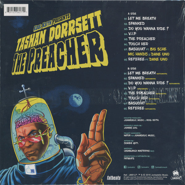 Kool Keith Presents Tashan Dorrsett : The Preacher (LP, Album, Red)