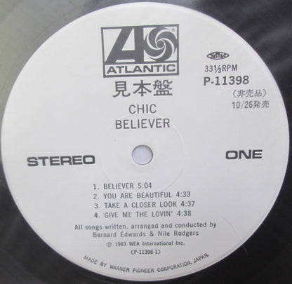 Chic = Chic : Believer = ビリーヴァー (LP, Album, Promo)