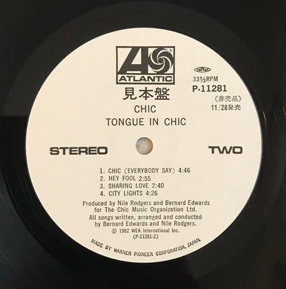 Chic : Tongue In Chic (LP, Album, Promo)