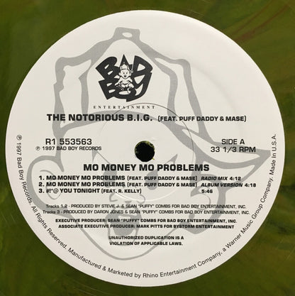 Notorious B.I.G. Featuring Puff Daddy &  Mase : Mo Money, Mo Problems (12", RSD, Single, Ltd, RE, Gre)