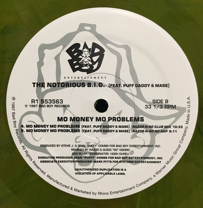 Notorious B.I.G. Featuring Puff Daddy &  Mase : Mo Money, Mo Problems (12", RSD, Single, Ltd, RE, Gre)