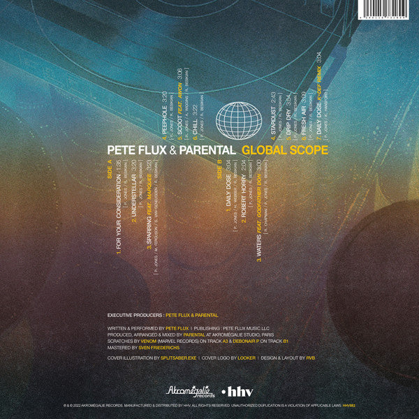 Pete Flux & Parental : Global Scope (LP, Album, Ltd)