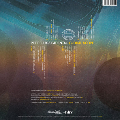 Pete Flux & Parental : Global Scope (LP, Album, Ltd)
