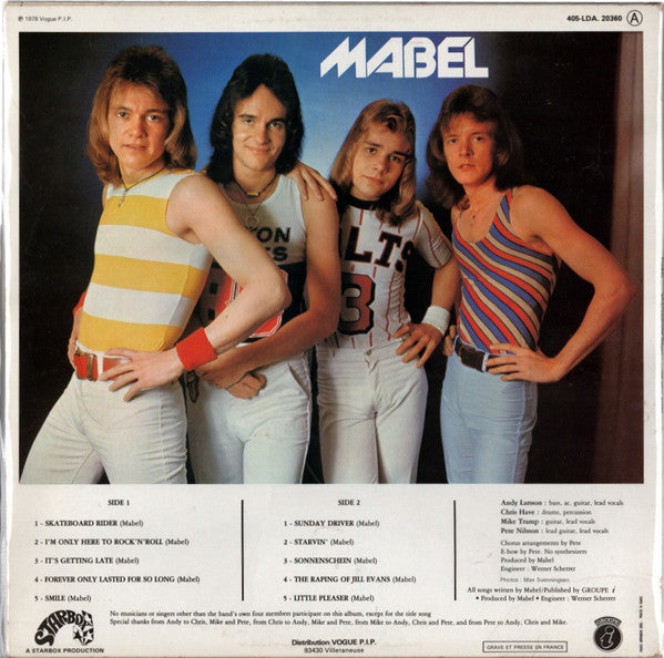 Mabel (2) : Skateboard Rider (LP, Album)