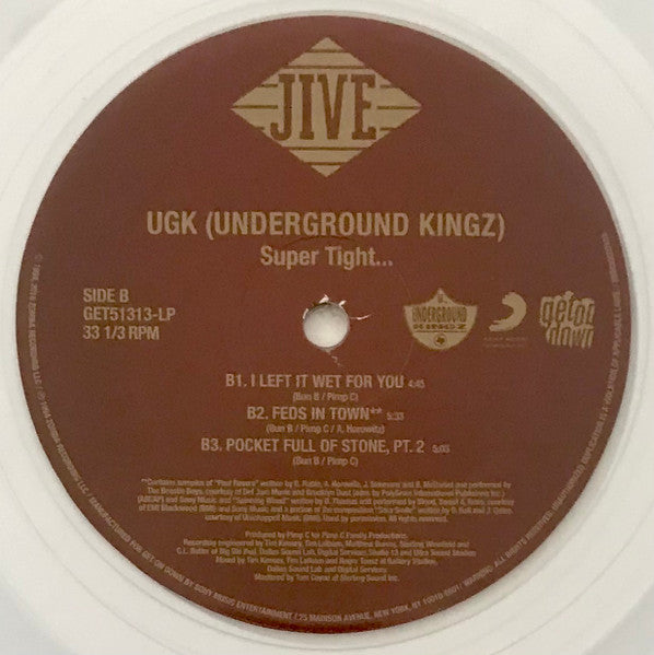 UGK : Super Tight... (2xLP, Album, RE, Cle)