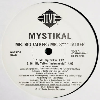 Mystikal : Mr. Big Talker (12", Single, Promo)